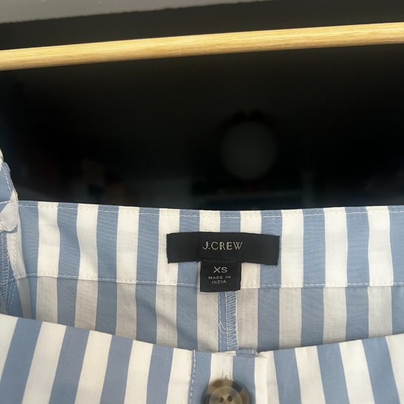 J. Crew Striped Midi Dress, blue & white, size XS - Picture 6 of 9